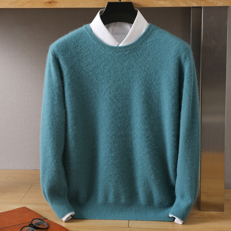 Men's Loose-Fit Crew-Neck Sweater